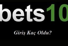 Bets10 Giriş Kaç oldu