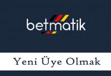 betmatikyeniüyeolmak