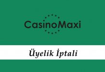 Casinomaxi Üyelik İptali