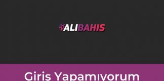 Alibahis Giriş Yapamıyorum