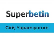 Superbetin Giriş Yapamıyorum