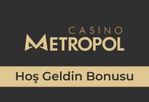 Casino Metropol Hoş Geldin Bonusu
